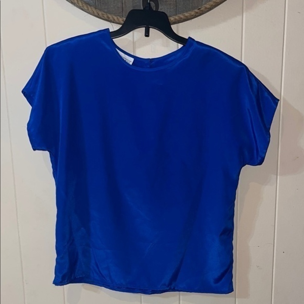 Vintage Relaxed Blue Boxy T-Shirt